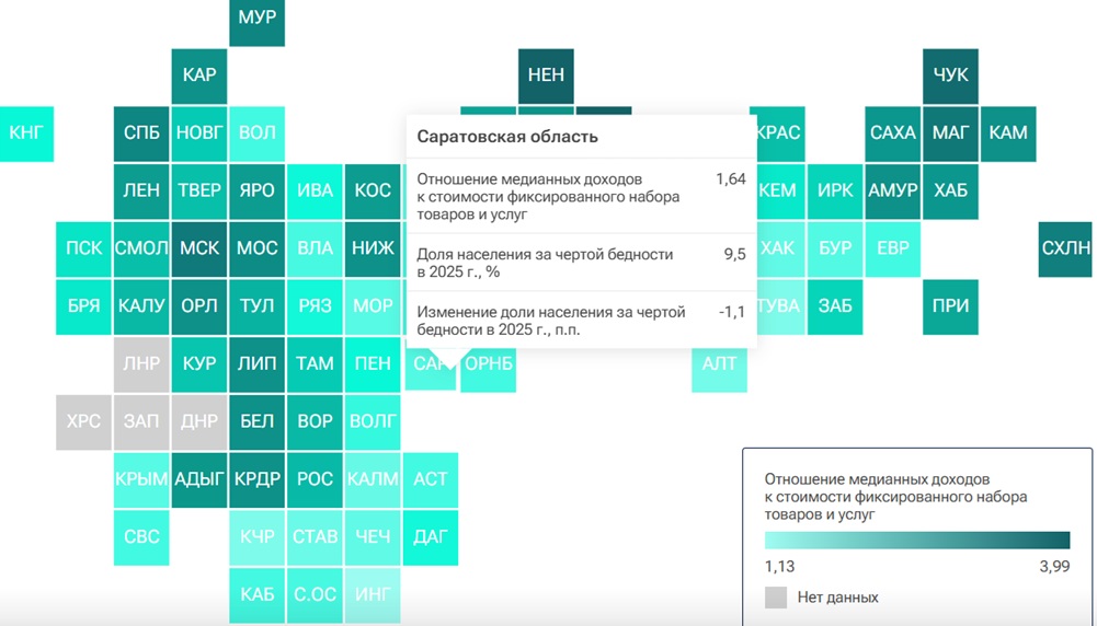 Саратовская область оказалась на 73-м месте в рейтинге по доходам населения Саратовская область оказалась на 73-м месте в рейтинге по доходам населения